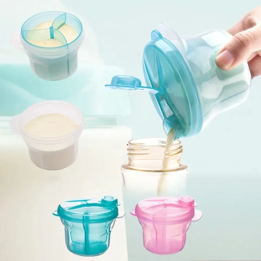 Baby Food Tracker - 3-grid Portable Formula Dispenser for Infant