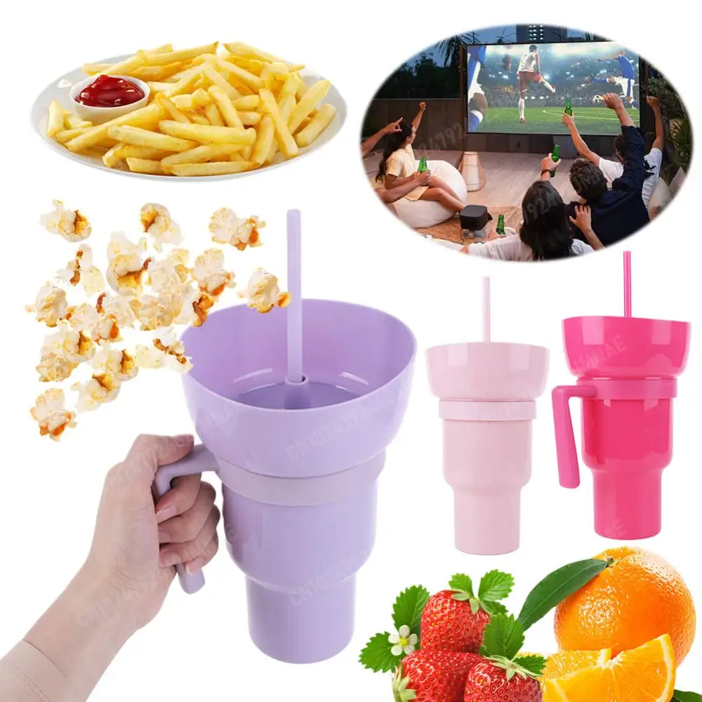 Snack Container Travel - 1000ml Portable Snack Container Multifunction Stadium