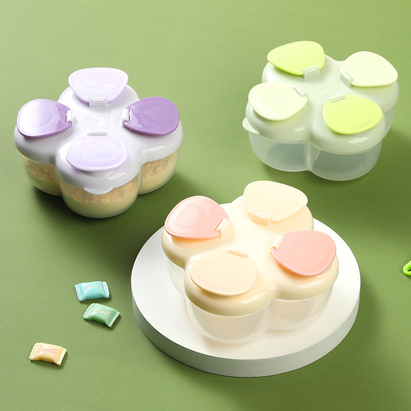 Portable Clover 4-Compartment  - Baby Food Tracker ulasan dan harga