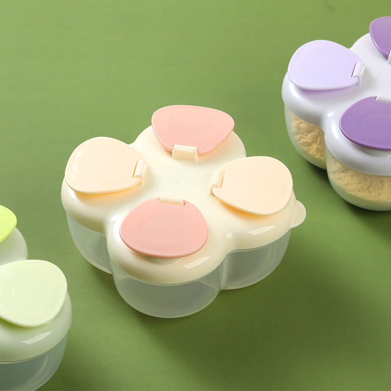 Portable Clover 4-Compartment  - Baby Food Tracker ulasan dan harga