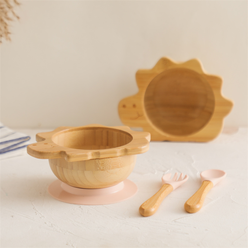 Baby Wooden Tableware Set Dino - Baby Food Universe ulasan dan harga