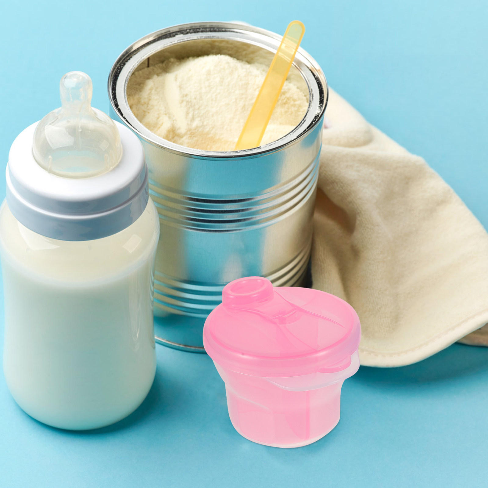 4Pcs Baby Food Storage Box Mil - Snack Container Travel ulasan dan harga