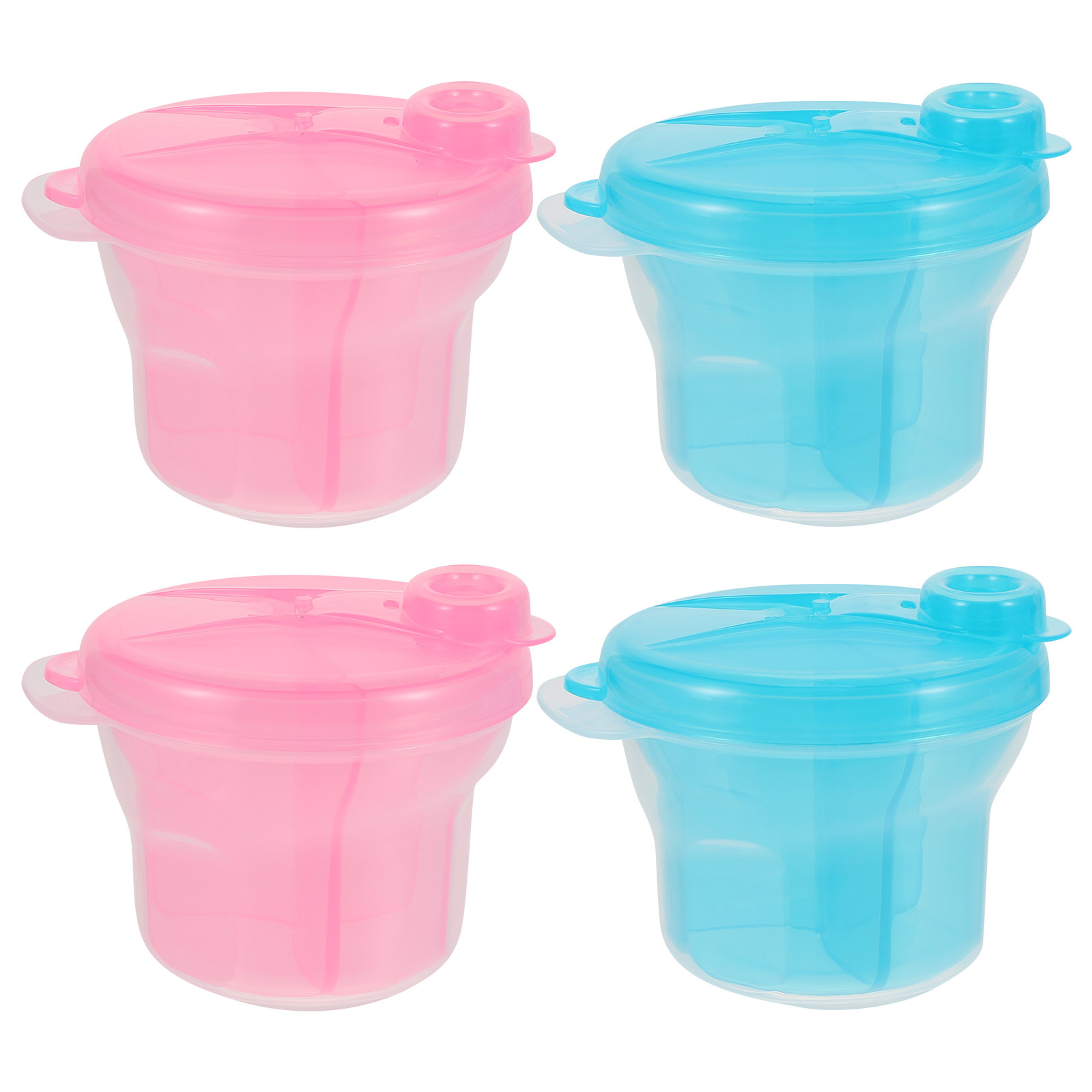 4Pcs Baby Food Storage Box Mil - Snack Container Travel ulasan dan harga