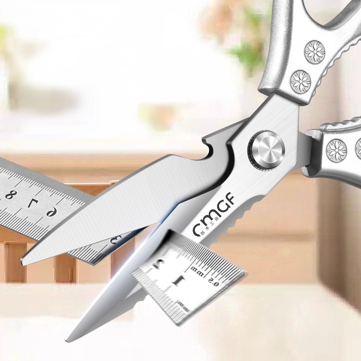 Multi-Functional Kitchen Sciss - Baby Food Scissors ulasan dan harga
