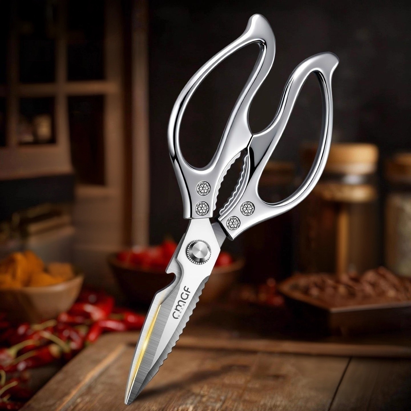 Multi-Functional Kitchen Sciss - Baby Food Scissors ulasan dan harga