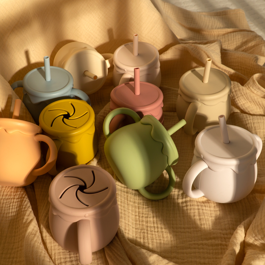 Baby Feeding Cups Portable Dri - Snack Container Travel ulasan dan harga