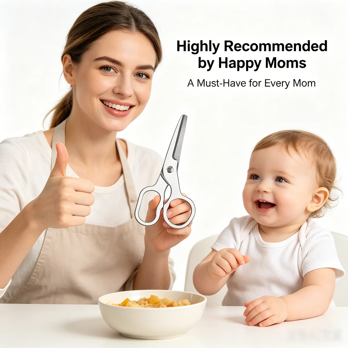 Baby Food Scissors Detachable  - Baby Food Scissors ulasan dan harga