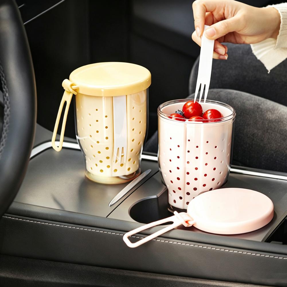 Fruit Cup Container Portable S - Snack Container Travel ulasan dan harga