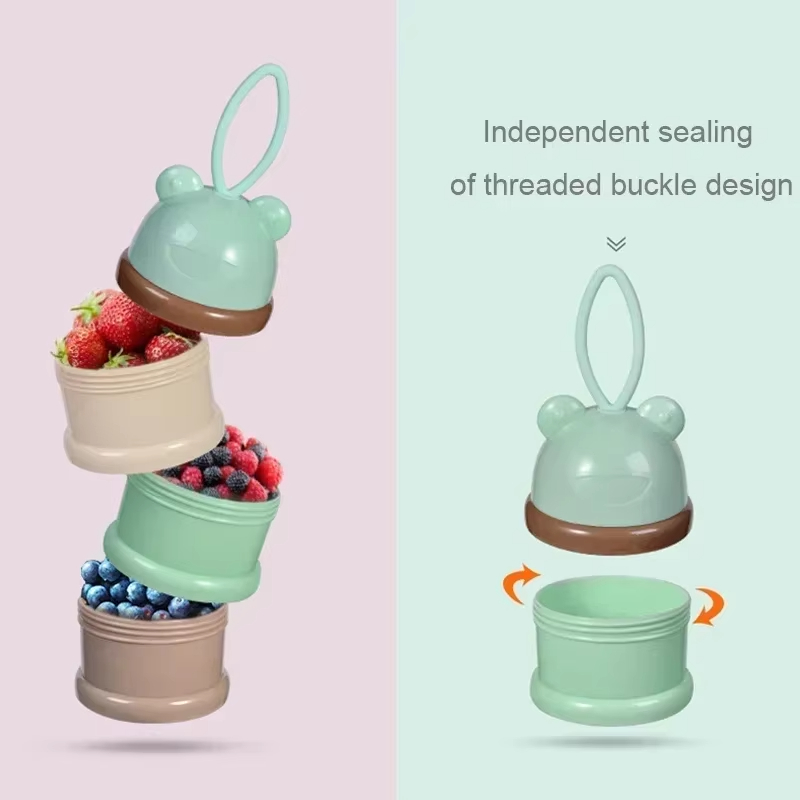 Colored Milk Powder Box Conven - Snack Container Travel ulasan dan harga
