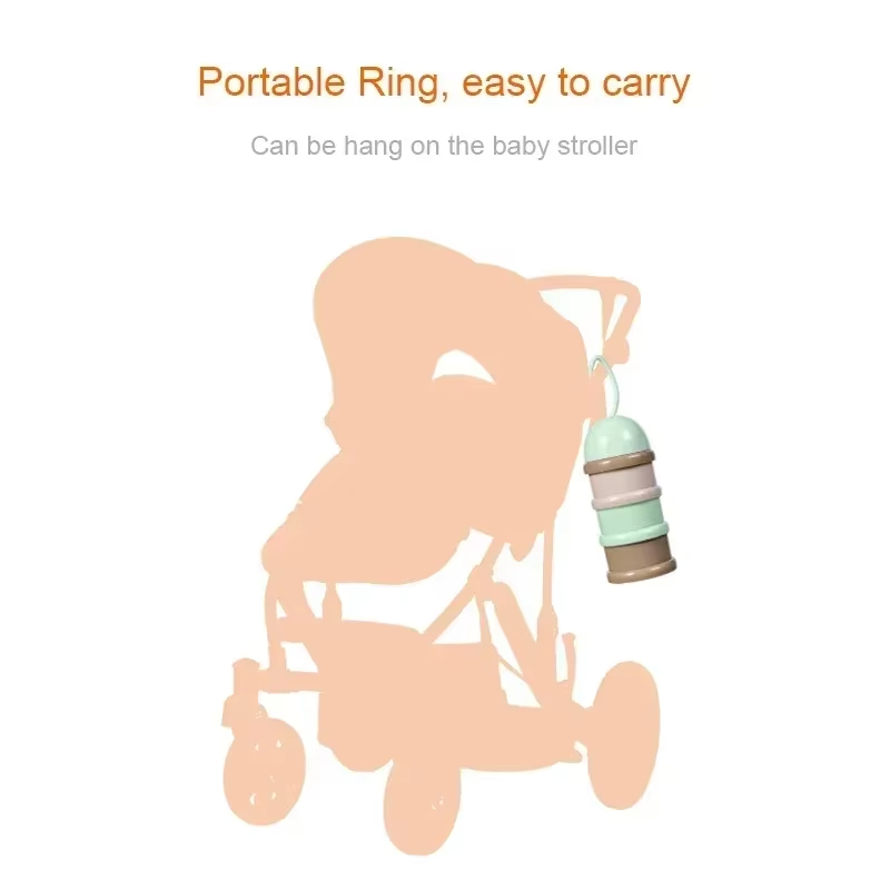 Colored Milk Powder Box Conven - Snack Container Travel ulasan dan harga