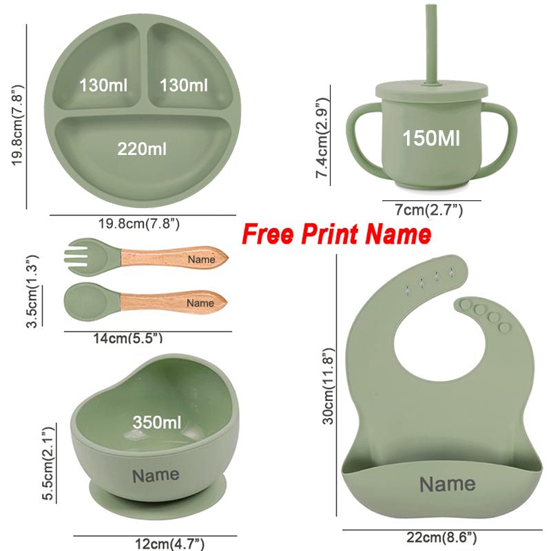6Pcs Baby Feeding Set Free Per - Baby Food Universe ulasan dan harga