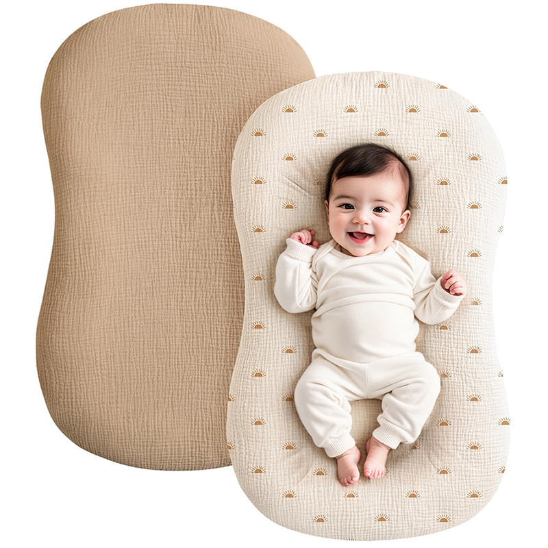 2PCS Baby Lounger Cover Muslin - Baby Food Nestum ulasan dan harga