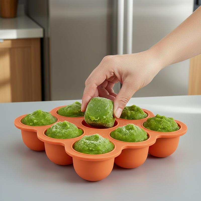 Baby Food Silicone Container 9 - Baby Food Universe ulasan dan harga