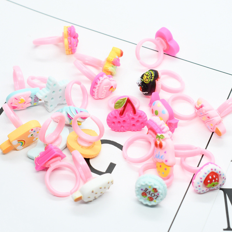 20pcs/lot Cute Kids Rings Cand - Baby Food Tracker ulasan dan harga