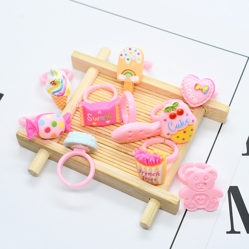 20pcs/lot Cute Kids Rings Cand - Baby Food Tracker ulasan dan harga