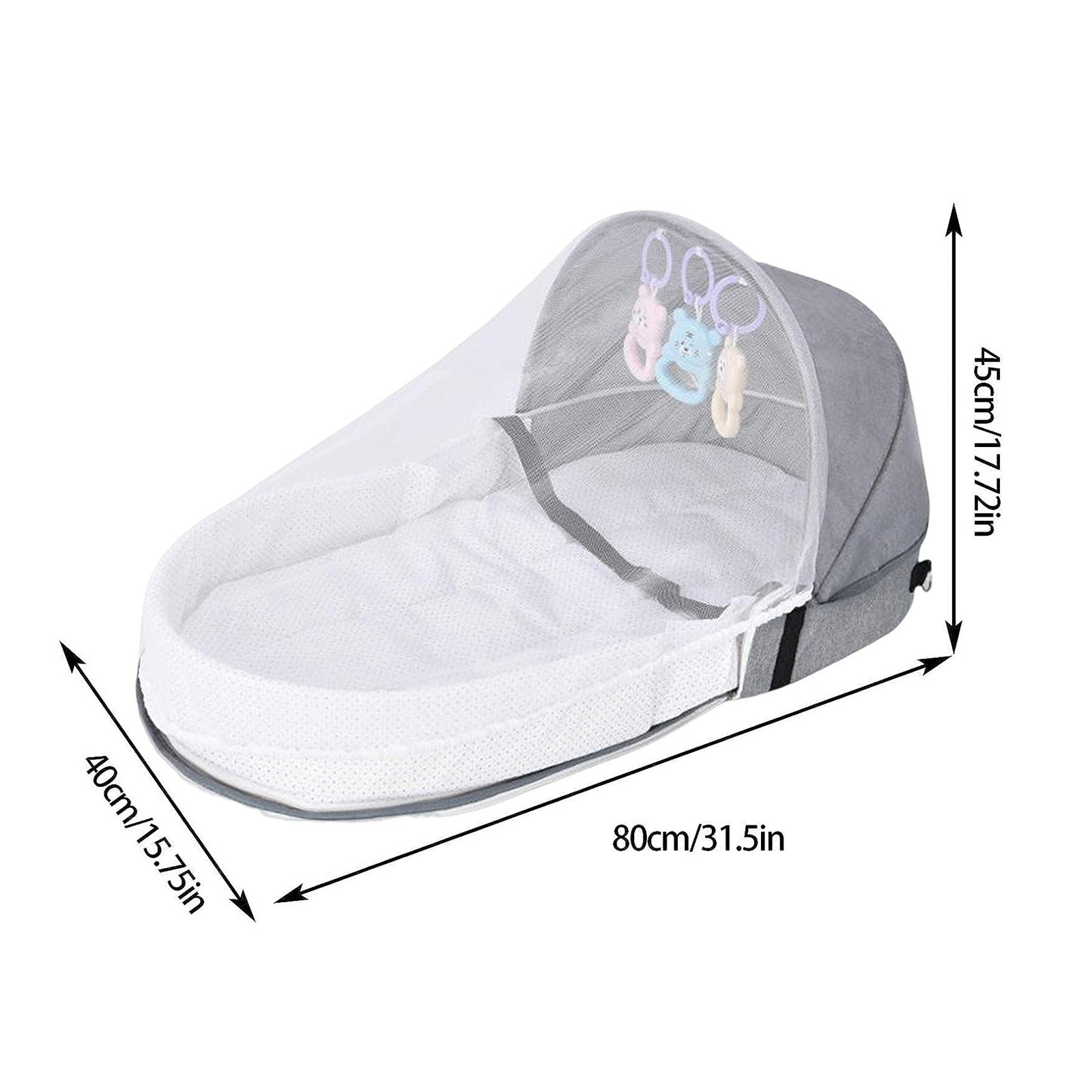Baby Bed Folding Portable Baby - Baby Food Nestum ulasan dan harga