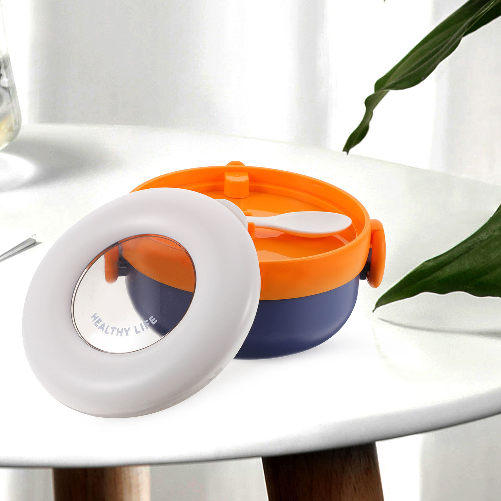 1Set Stainless Steel Baby Bowl - Baby Food Scissors ulasan dan harga