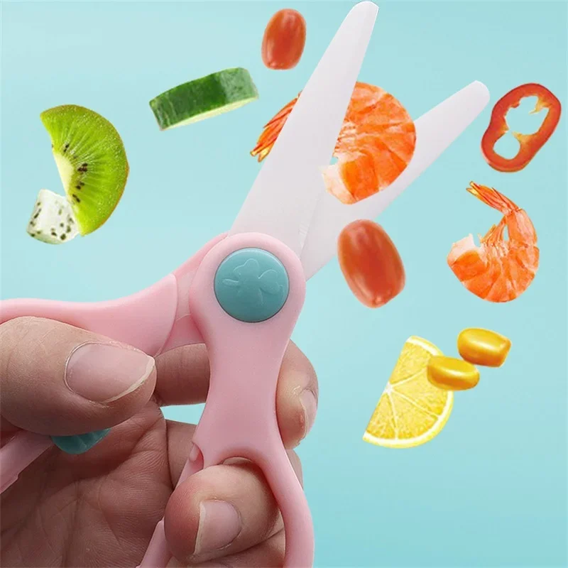 Ceramic Blade Kitchen Food Sci - Baby Food Scissors ulasan dan harga
