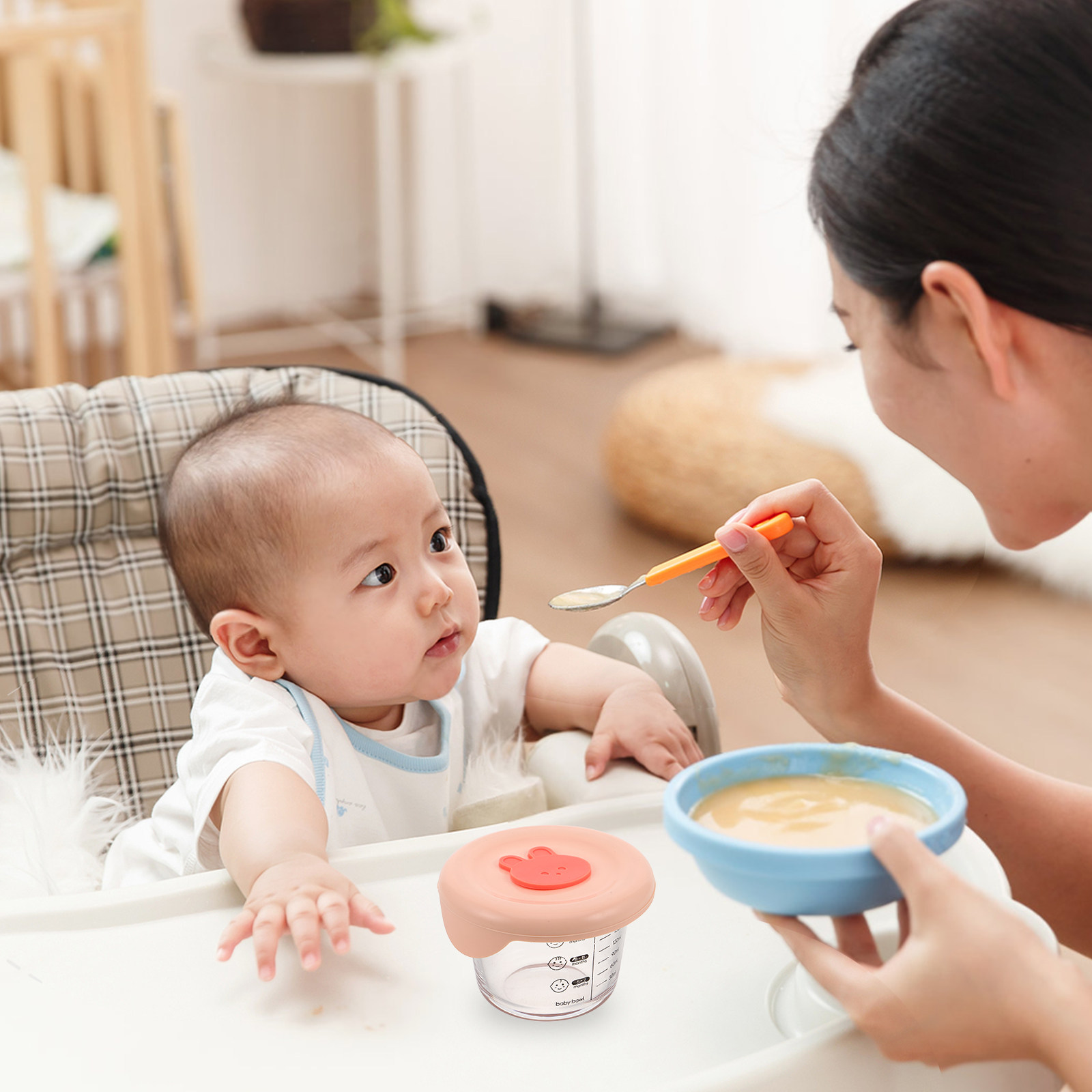 2Pcs Baby Food Storage Contain - Snack Container Travel ulasan dan harga