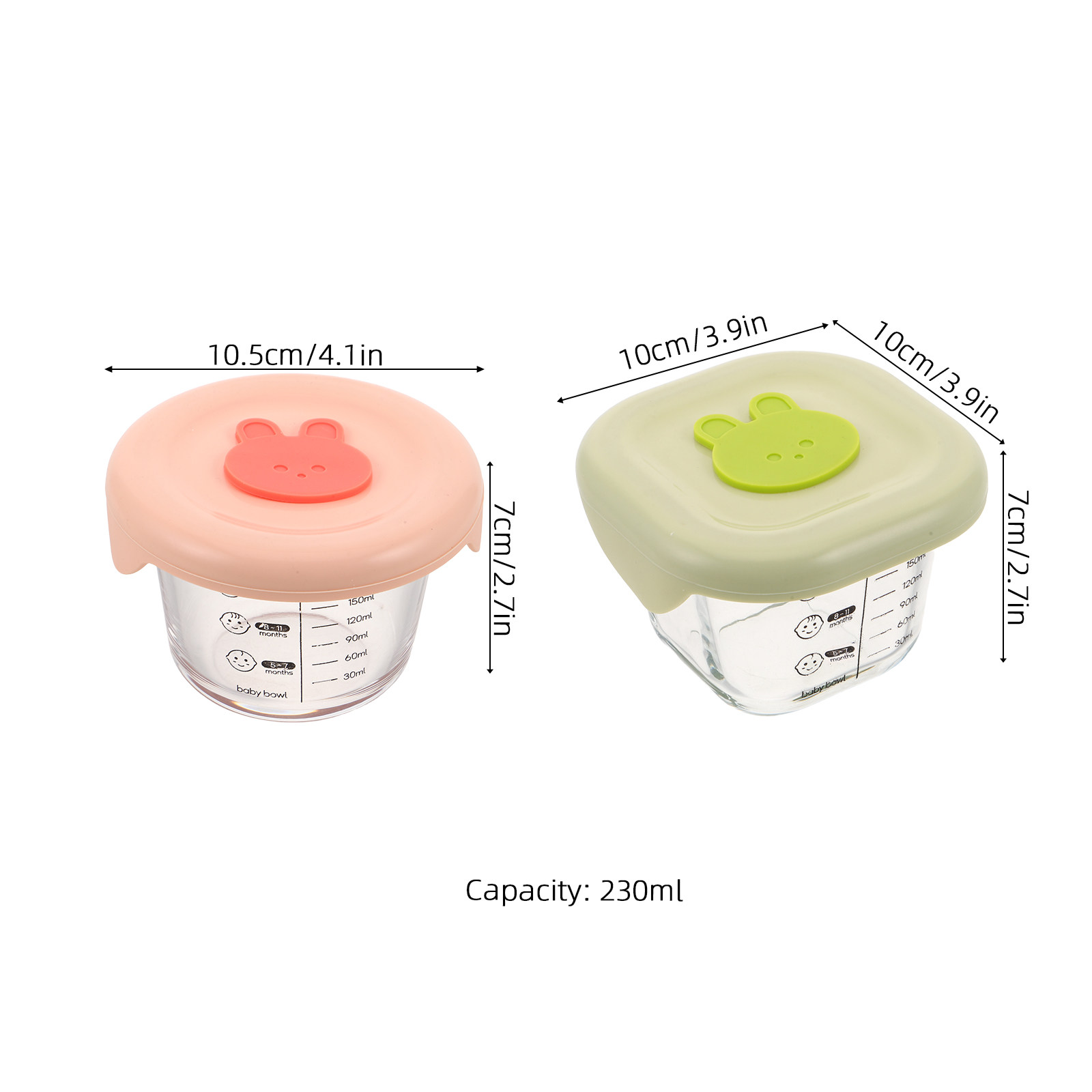 2Pcs Baby Food Storage Contain - Snack Container Travel ulasan dan harga