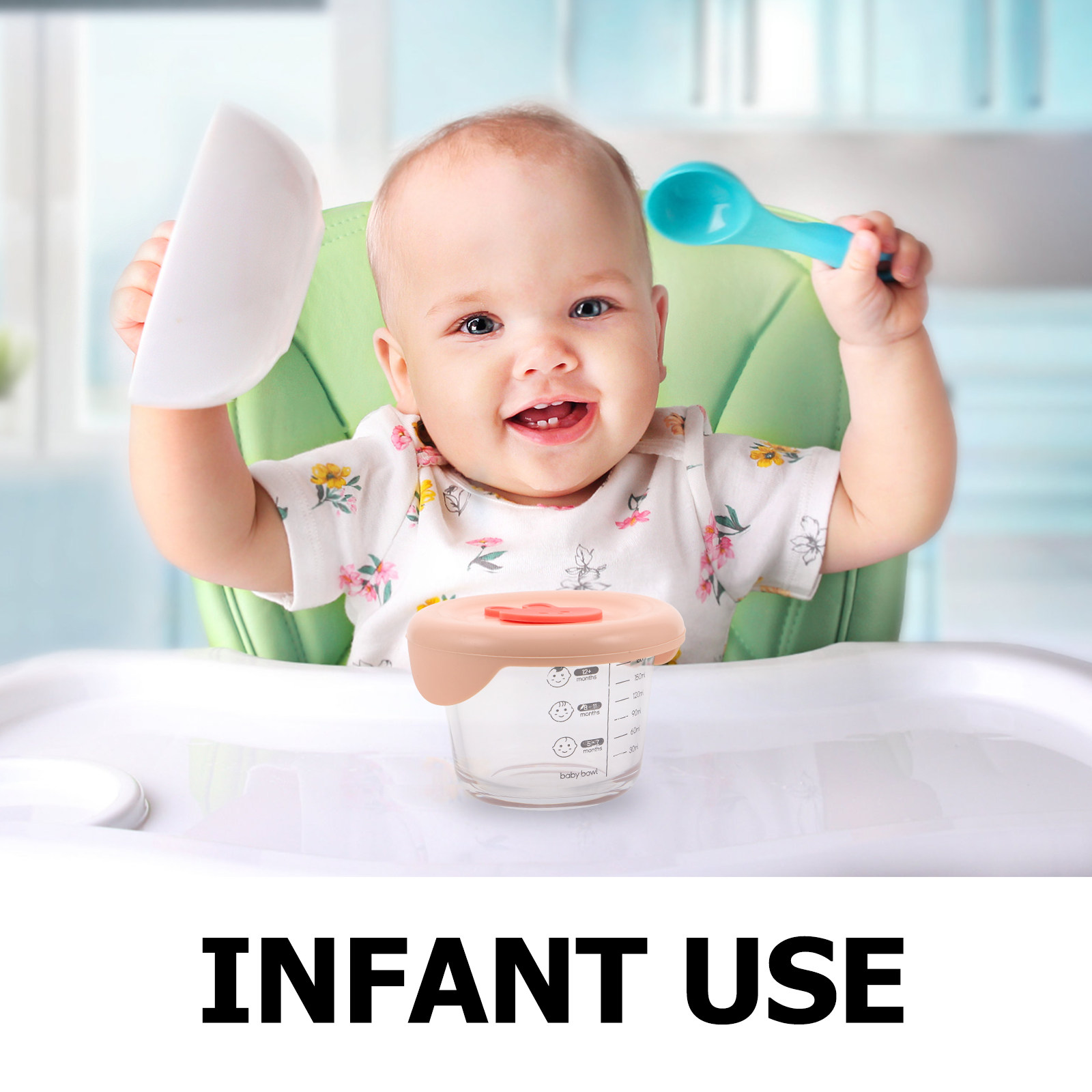 2Pcs Baby Food Storage Contain - Snack Container Travel ulasan dan harga