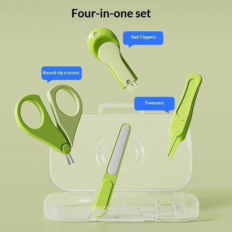 Food Grade Material 4Pcs Baby  - Baby Food Scissors ulasan dan harga
