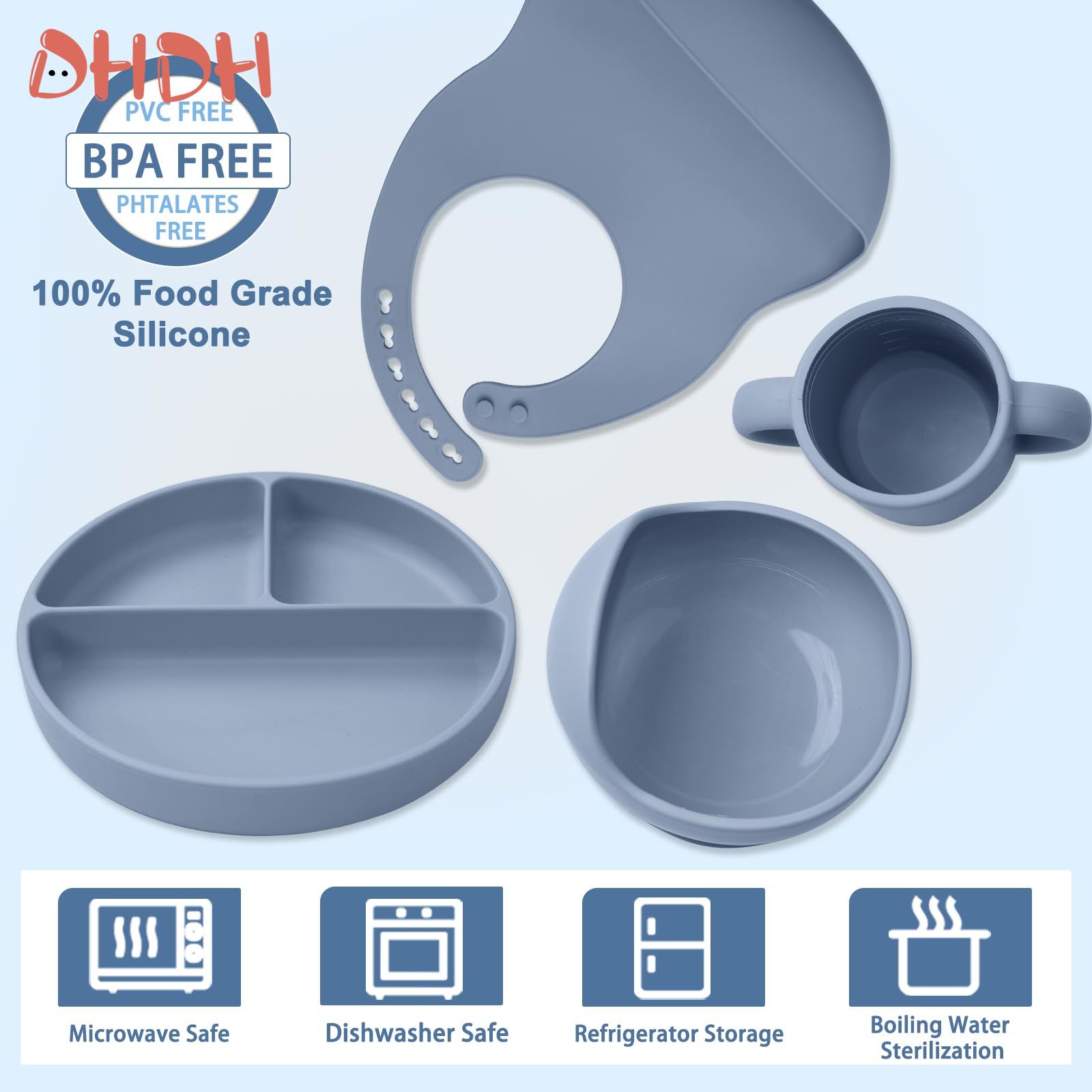 Silicone Baby Feeding Set Tabl - Baby Food Universe ulasan dan harga