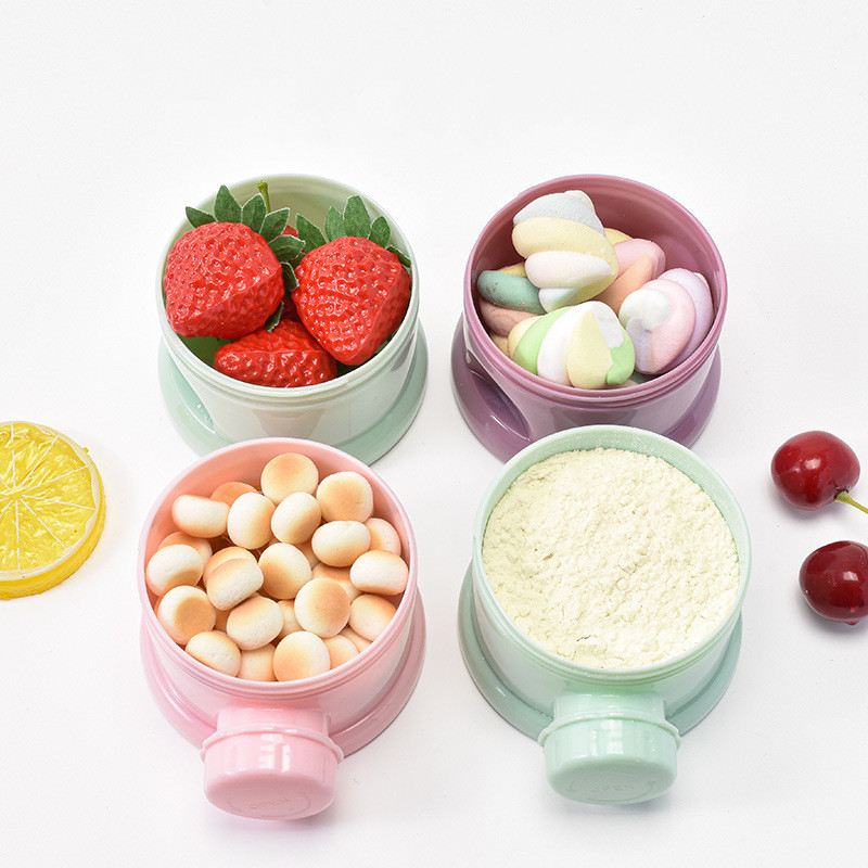 3/4 Layers Bear Baby Milk Powd - Snack Container Travel ulasan dan harga