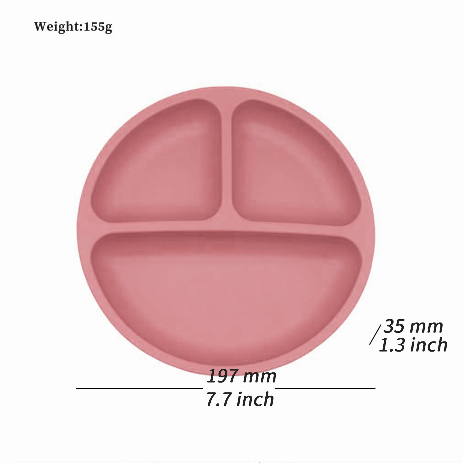 Food grade silicone split plat - Baby Food Universe ulasan dan harga