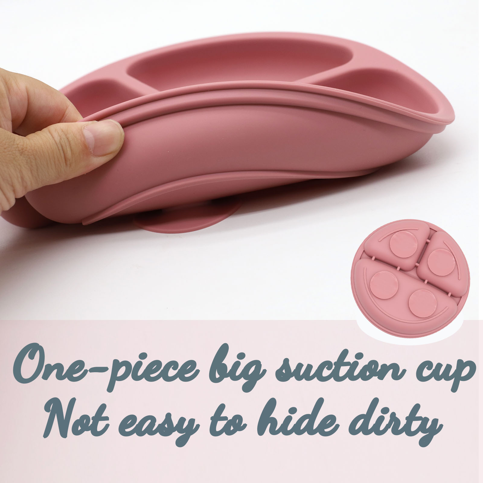 Food grade silicone split plat - Baby Food Universe ulasan dan harga